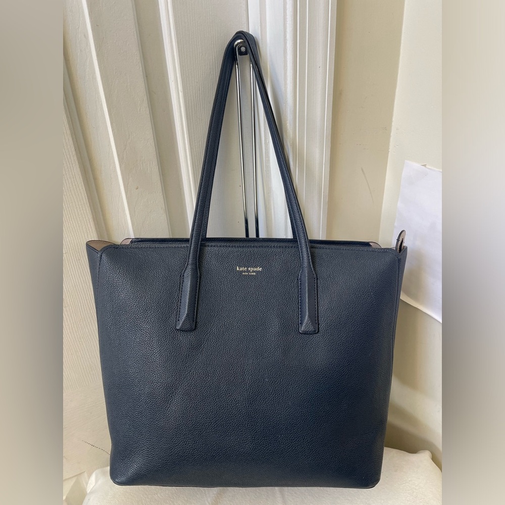 Kate Spade Margaux Large Tote in Midnight Blue,
